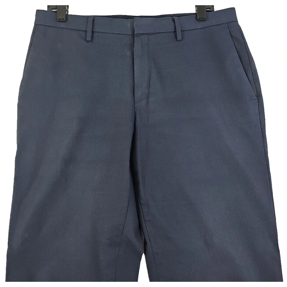 Banana Republic ~Mens 31x32 (32×32)~ Navy Blue Slim Chino Slacks Trousers Pants.